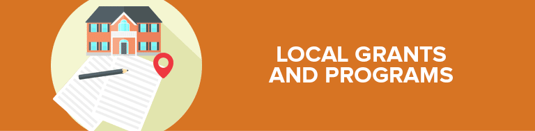 Logo featuring an orange background with the text 'LOCAL AND R'.