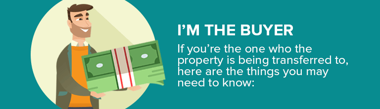 Illustration showing a hand holding money with text about being the best buyer.
