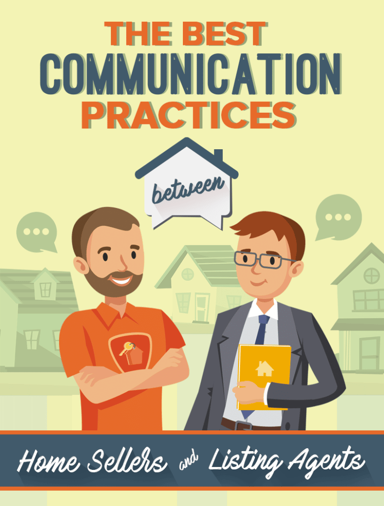 Illustration showing two men discussing communication practices.