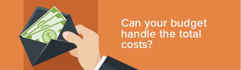 Illustration of a person with text about handling credit card costs.